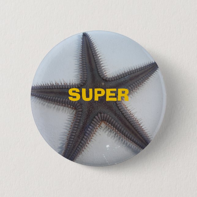 Superstar 2 Inch Round Button (Front)