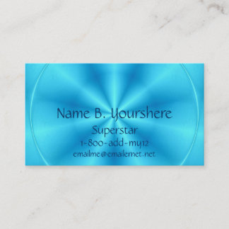 Superstar Blueberry Colour Business Card