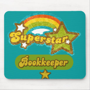 Superstar Bookkeeper Mouse Pad