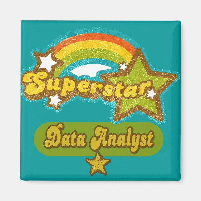 Superstar Data Analyst Magnet (Front)