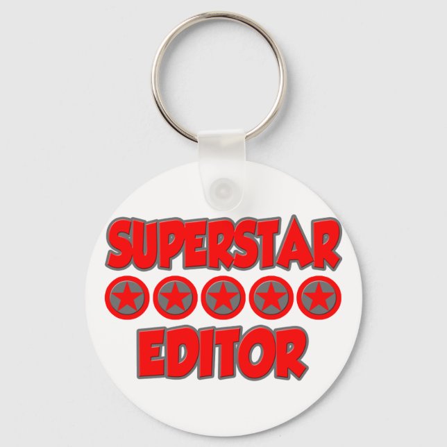 Superstar Editor Keychain (Front)
