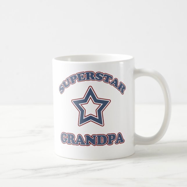 Superstar Grandpa Coffee Mug (Right)