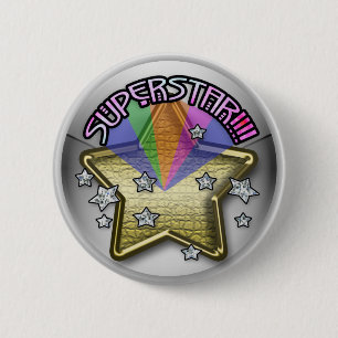 superstar kid 2 inch round button