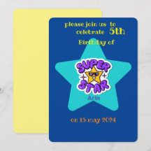 superstar kids birthday