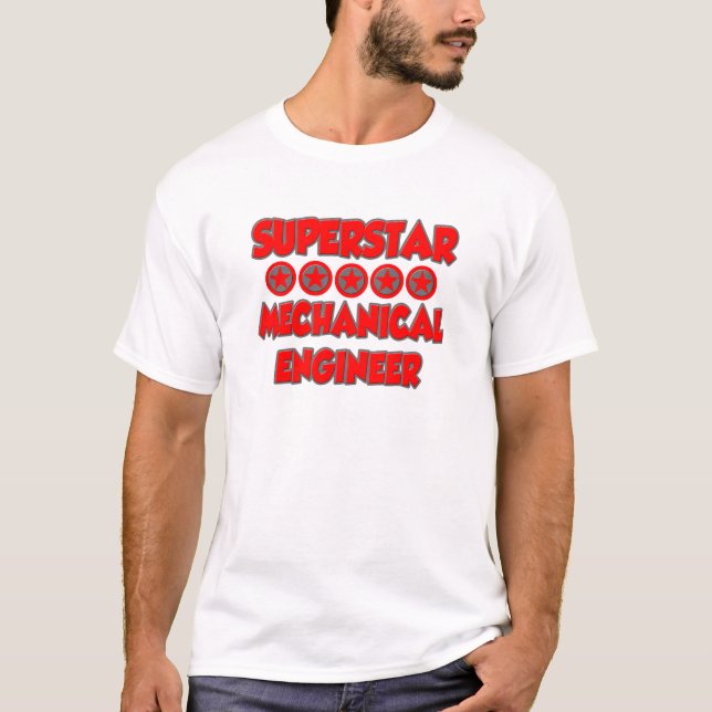 Superstar Mechanical Engineer T-Shirt (Front)