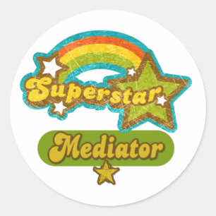 Superstar Mediator Classic Round Sticker
