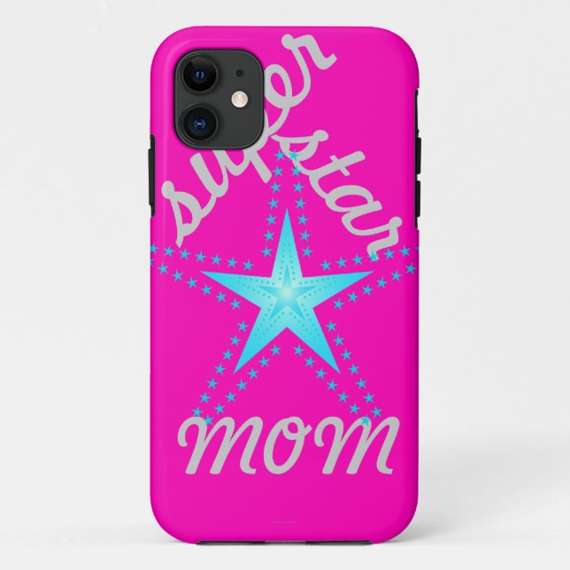 Superstar Mom Case-Mate iPhone Case (Back)