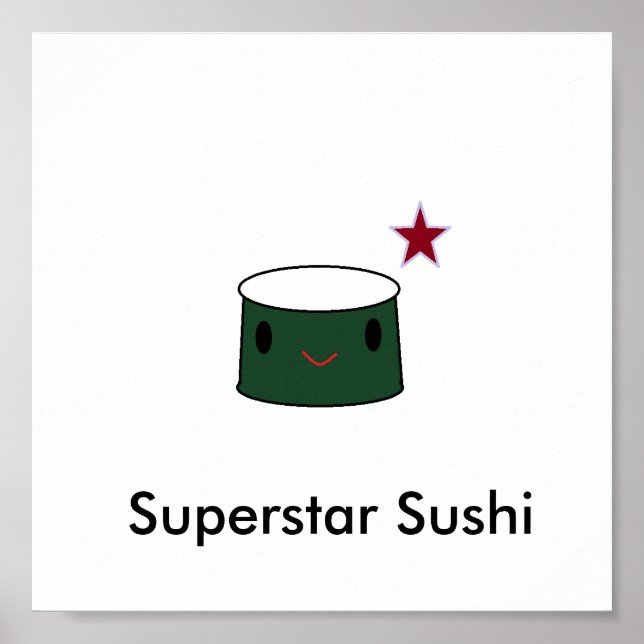 Superstar Sushi Poster (Front)