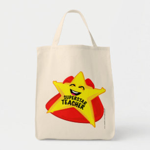 superstar Teacher humourous bag! Tote Bag
