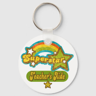 Superstar Teacher's Aide Keychain