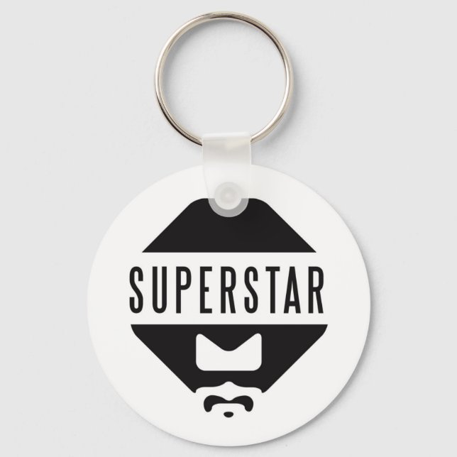 SUPERSTAR - THALAIVAR ROCKS KEYCHAIN (Front)