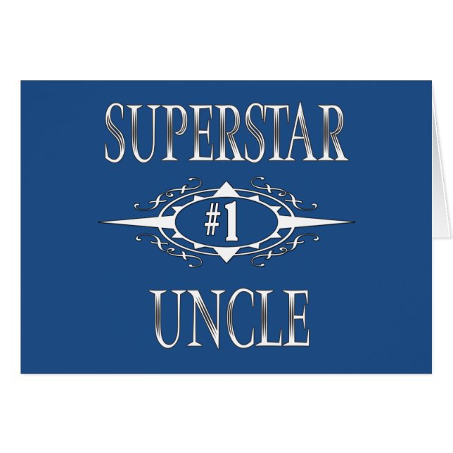 Superstar Uncle Gift Ideas (Front Horizontal)