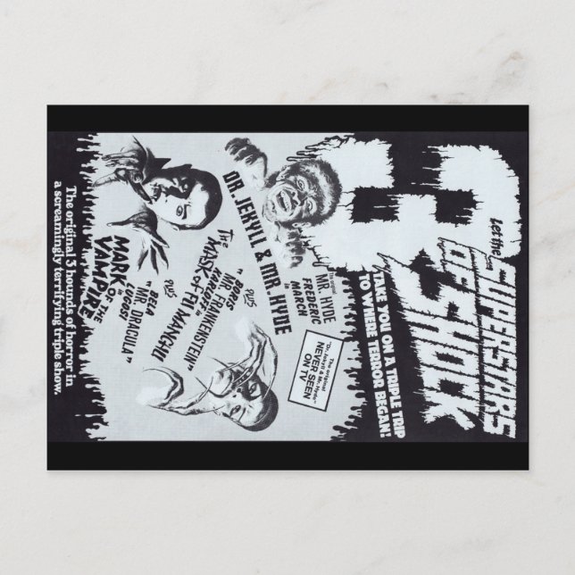 Superstars of SHOCK postcard (Front)