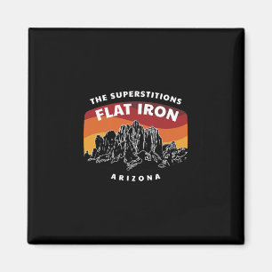 Superstition Flat Iron Arizona Mountain Hiking  Magnet