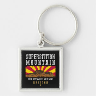 SUPERSTITION MOUNTAIN ARIZONA KEYCHAIN
