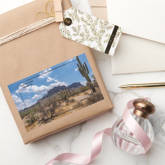 Superstition Mountain, Arizona Sticker (Gifting)