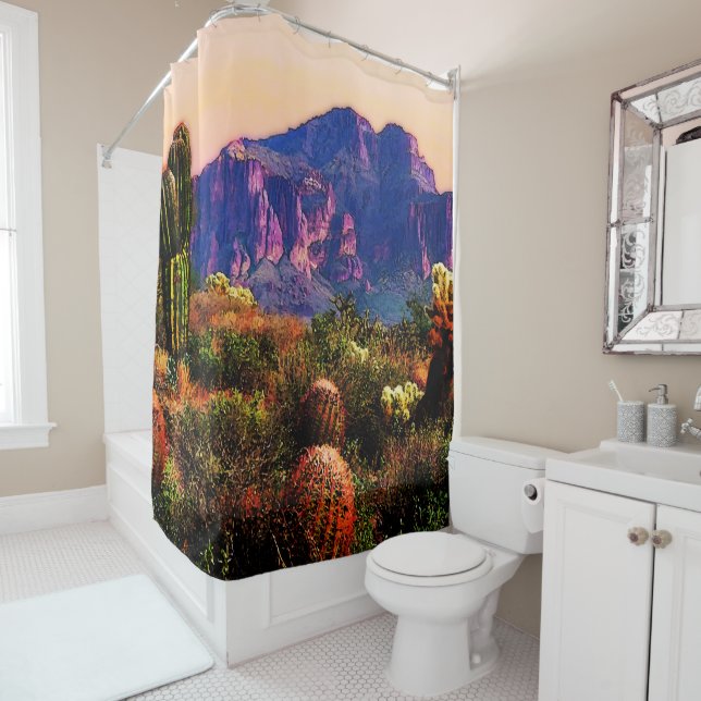 Superstition Mountain Desert Scenery Arizona (In Situ)