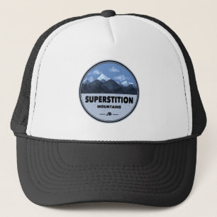 Superstition Mountains Arizona Camping Trucker Hat