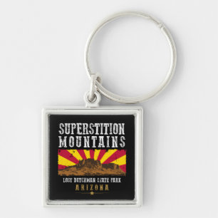 SUPERSTITION MOUNTAINS ARIZONA KEYCHAIN