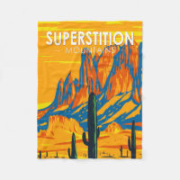 Superstition Mountains Arizona Vintage