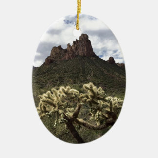 Superstition Mountains Ceramic Ornament