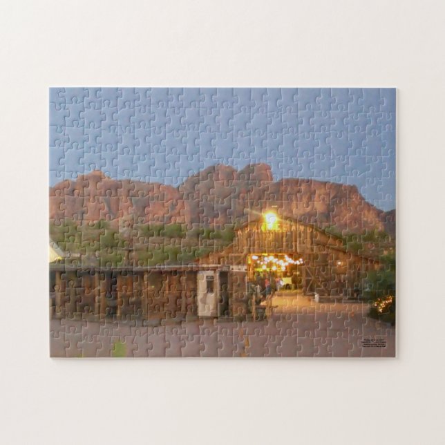 Superstitions au puzzle de coucher du soleil (Horizontal)