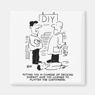 Superstore Retail Shop Worker DIY Shop Manager Magnet