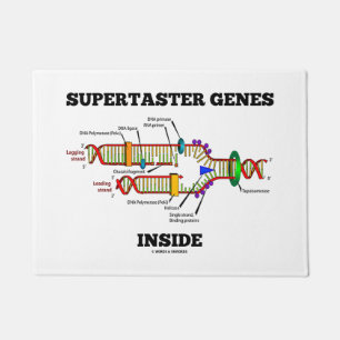 Supertaster Genes Inside DNA Replication Humour Doormat