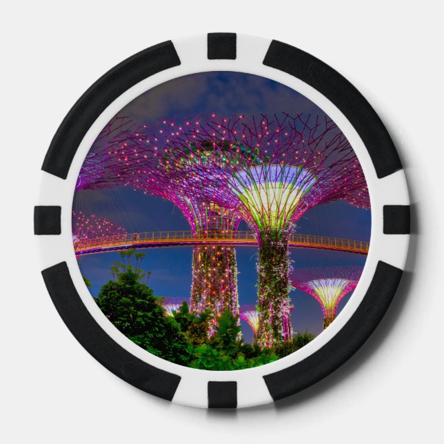Supertree Grove  Poker Chips (Front)