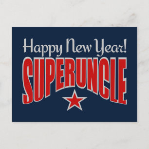 SUPERUNCLE New Year postcard