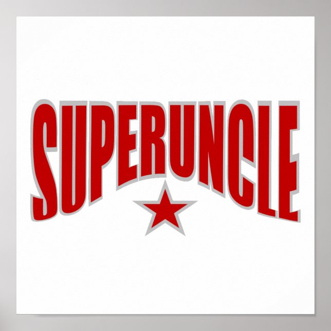 SUPERUNCLE poster - customizable (Front)