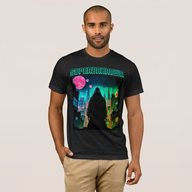 Superunknown Retro Sci-Fi T-Shirt (Front Full)