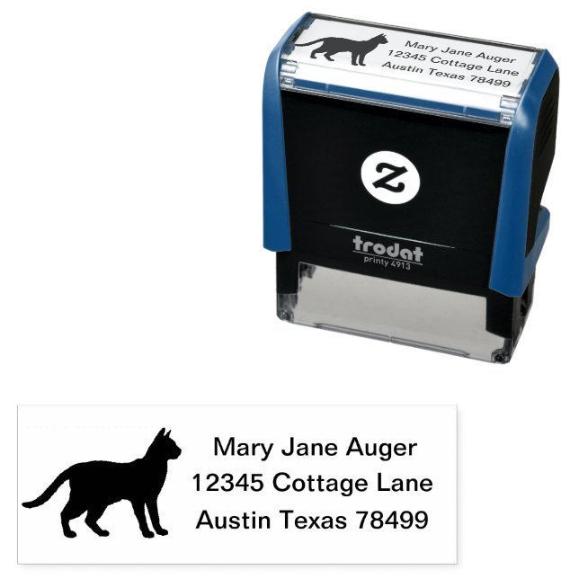 Suphalak Cat Personalized  Self-inking Stamp (In Situ)