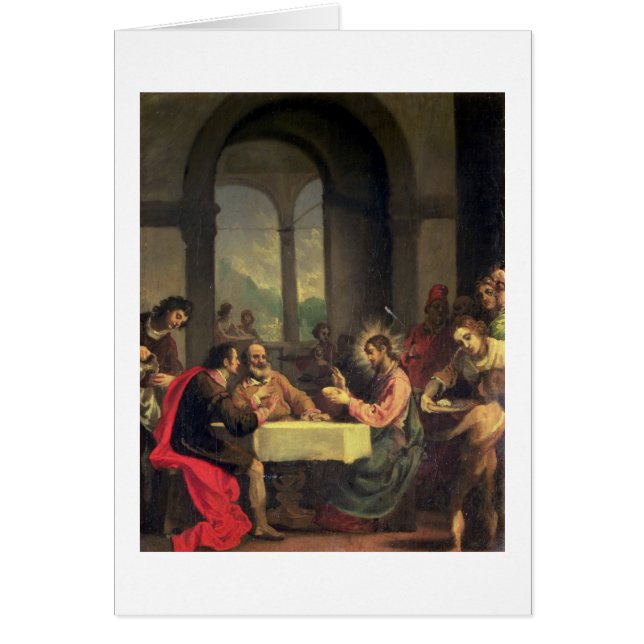 Supper at Emmaus, c.1600-05 (oil on panel) (Front)