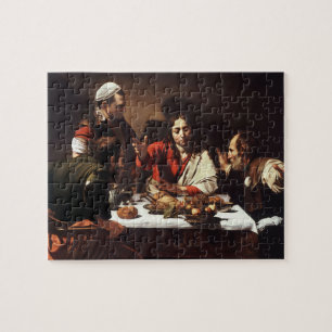 Supper at Emmaus - Caravaggio) Jigsaw Puzzle
