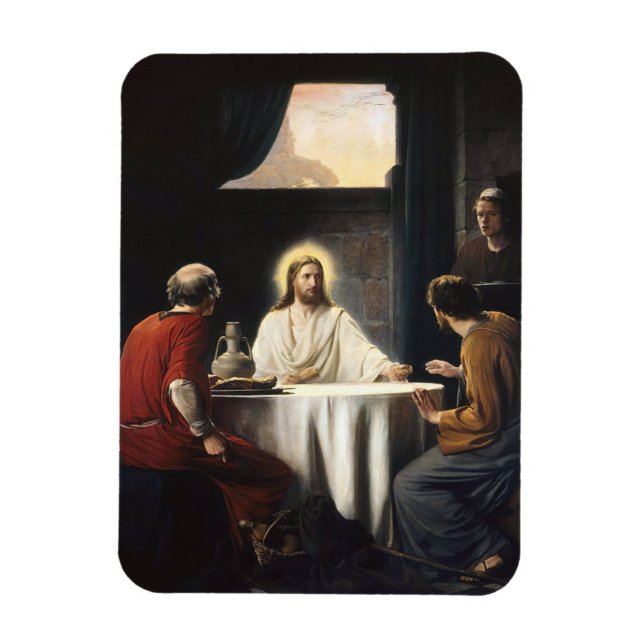 Supper at Emmaus Magnet (Vertical)