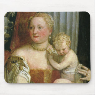 Supper at Emmaus (oil on canvas) (altered detail o Mouse Pad