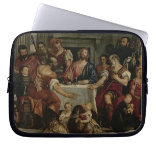 Supper at Emmaus (oil on canvas) Laptop Sleeve