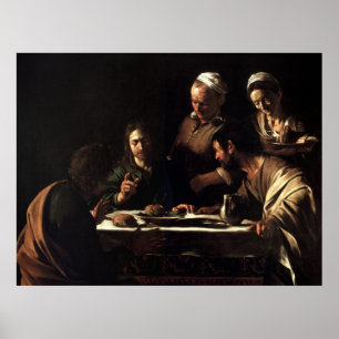 Supper at Emmaus Poster