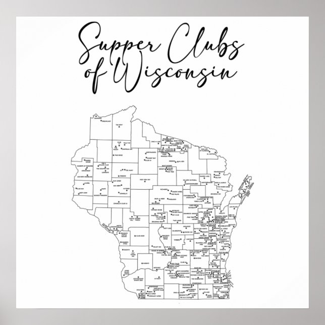 Supper Club Poster (Front)