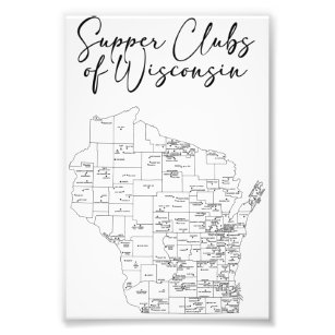 Supper Clubs of Wisconsin Photo Print