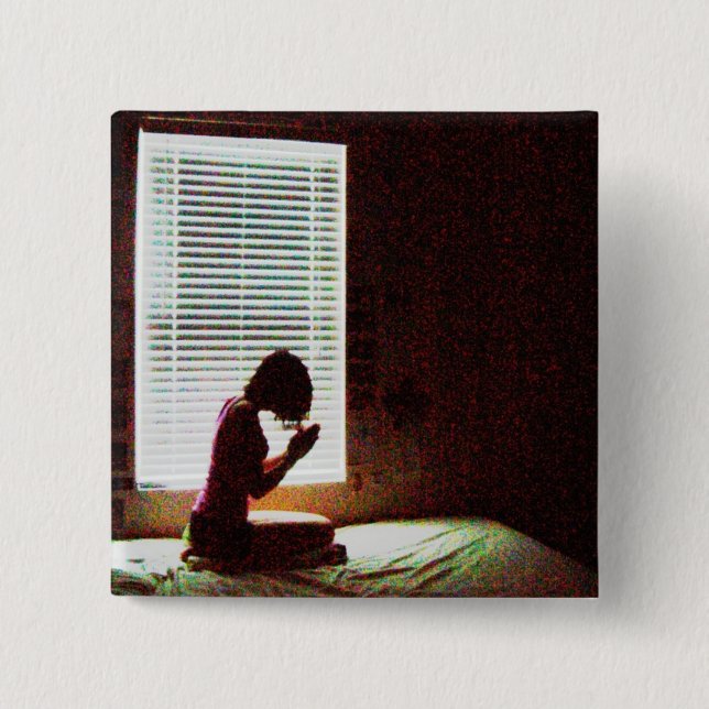 Supplication 2 Inch Square Button (Front)