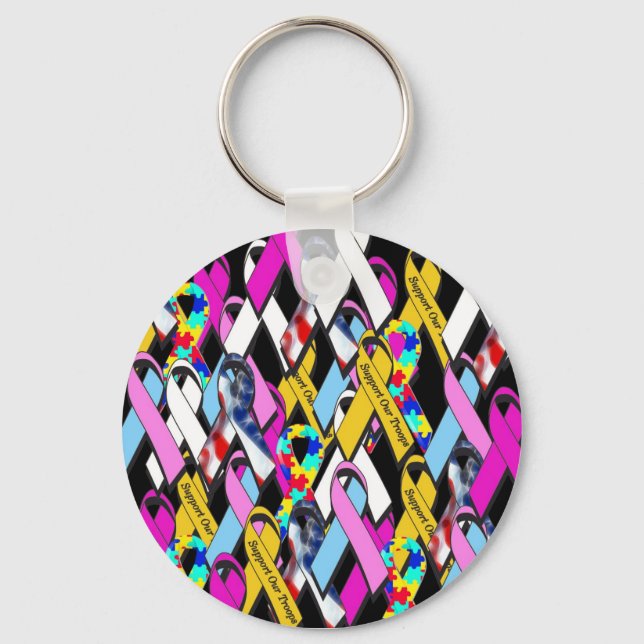 Support a Cause Keychain (Front)