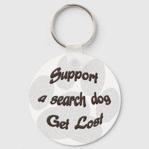 Support a Search Dog Keychain