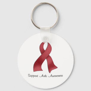 Support AIDS Awareness Keychain