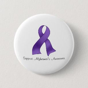Support Alzheimer's Awareness 2 Inch Round Button