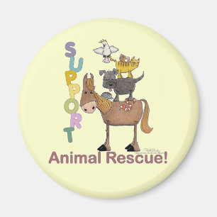 Support Animal Rescue Magnet