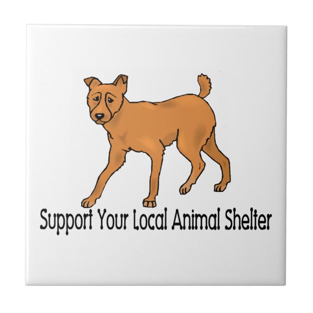 Support Animal Shelters Tile (Front)