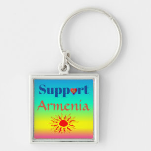 Support Armenia Keychain