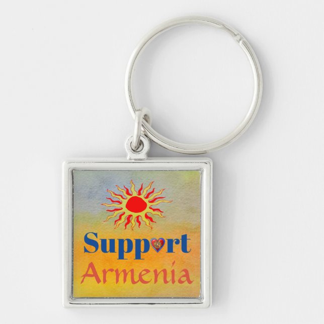 Support Armenia Keychain (Front)